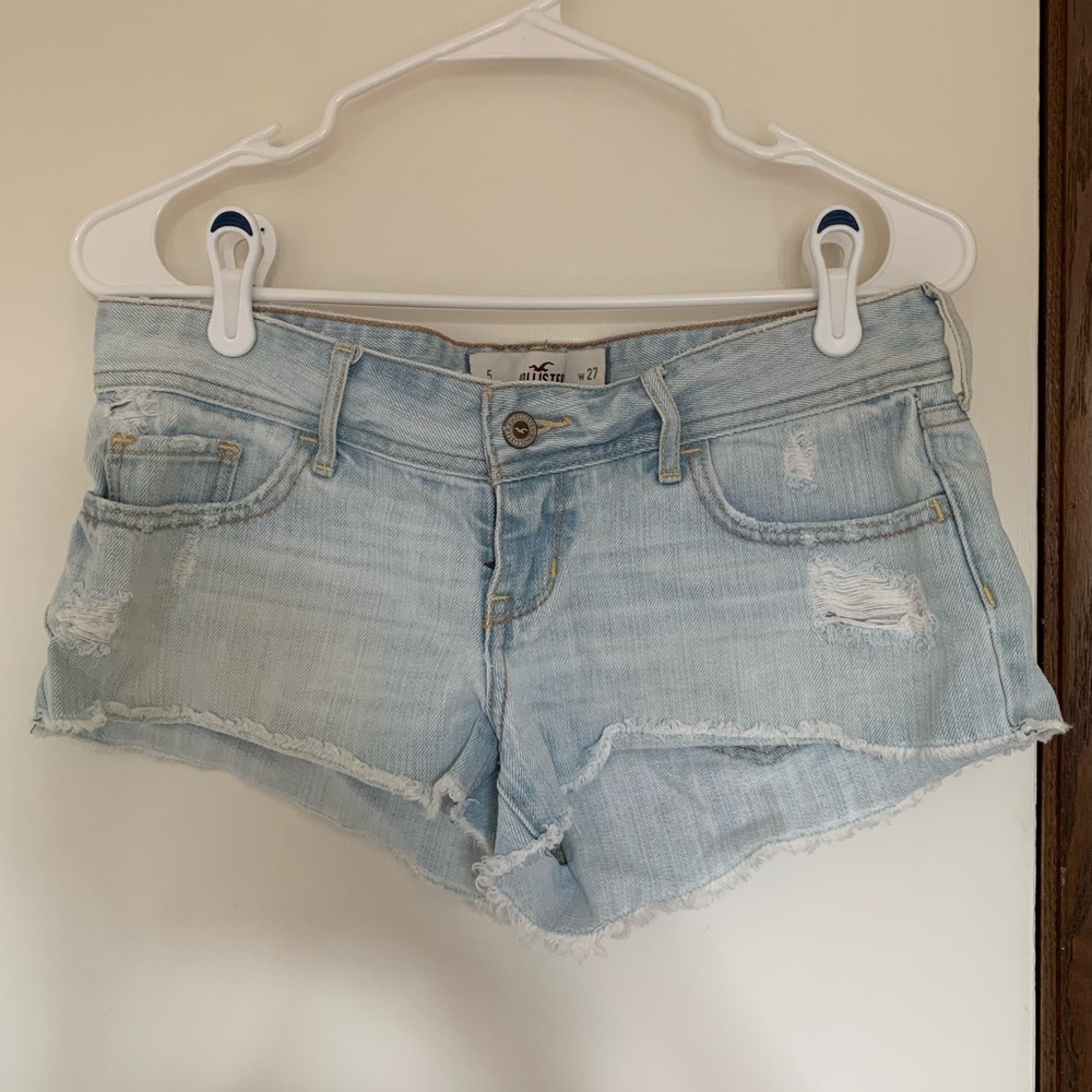 Hollister denim shorts, size 5